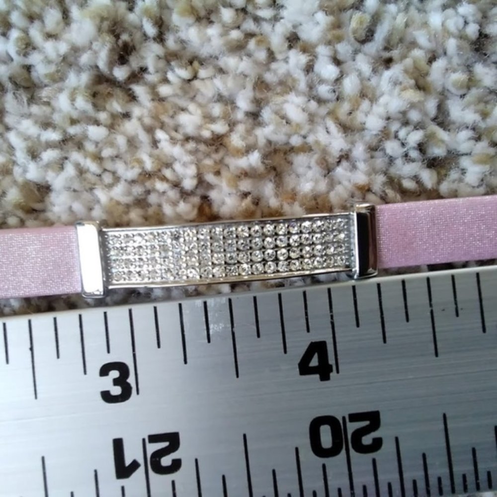 NWOT Pink Swarovski Band Bracelet